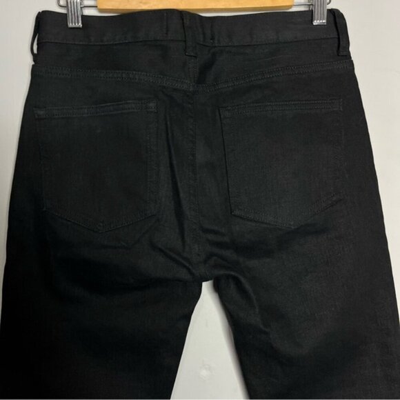 Everlane High Rise Slim Straight Black Jeans, Size 26 - Picture 6 of 12